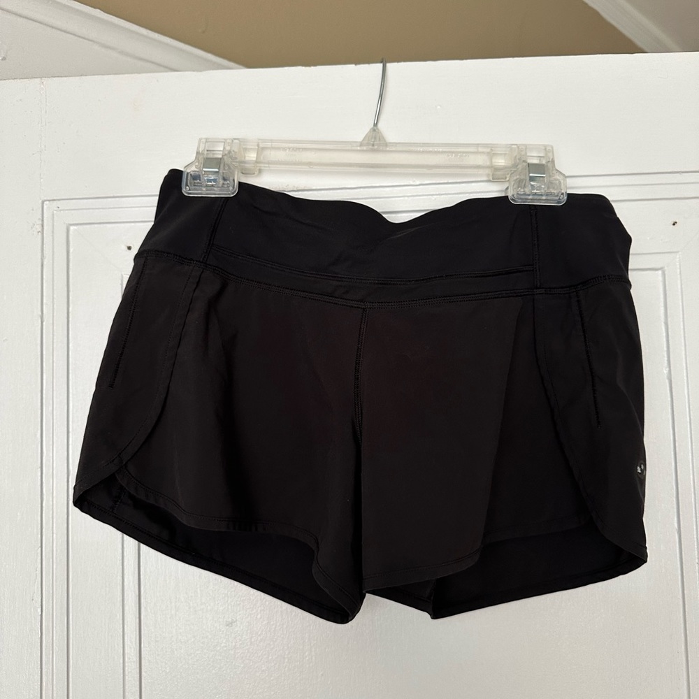 lululemon Speed Up black shorts